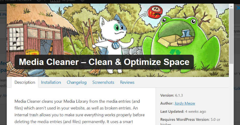 Media Cleaner WordPress Plugin